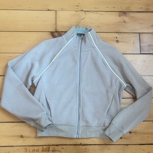 SPANX Women's Cream Bomber Jacket